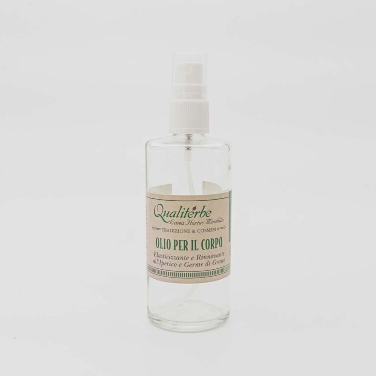 Qualiterbe Body Oil | Qualiterbe Olio per il Corpo From St. John's wort and wheat germ oil. Anti stretch marks. Without preservatives, cold-pressed vegetable oils, natural fragrance. Hand-picked wild herbs. Vegan Ok.